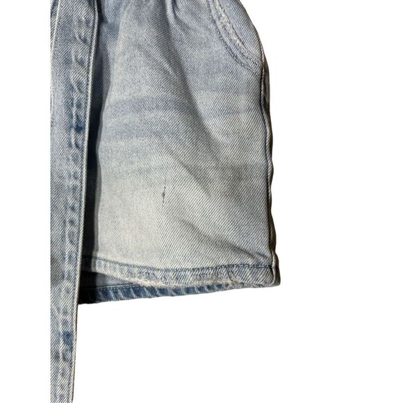 American Eagle Paper Bag Waist Mom Shorts With Belt Size 2 - Picture 3 of 9
